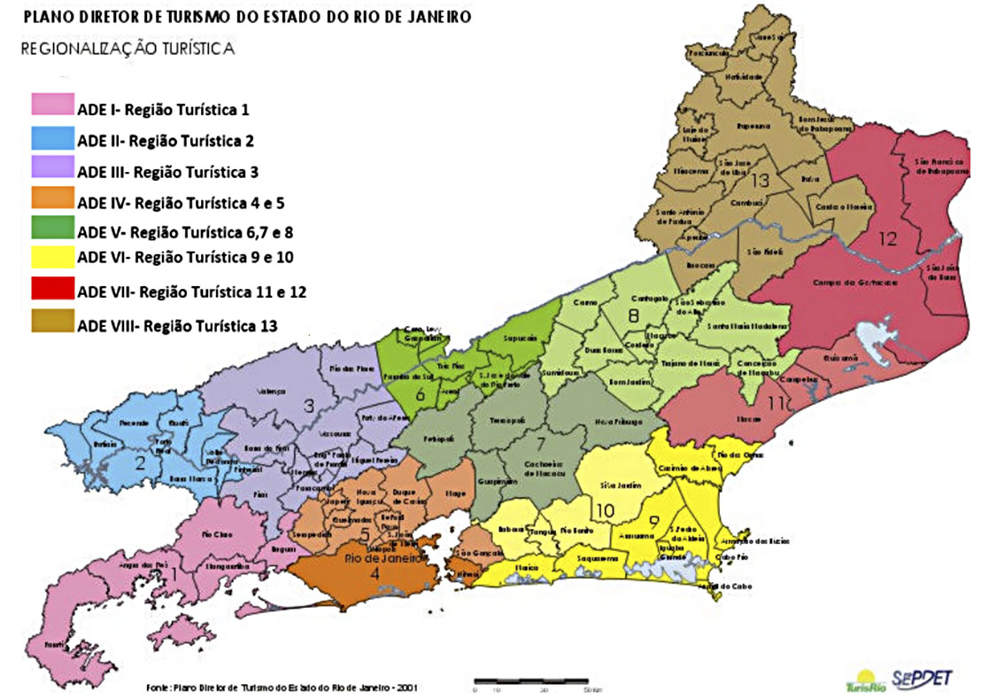 Figura 1 – Mapa Áreas de Desenvolvimento Estratégico (ADEs)